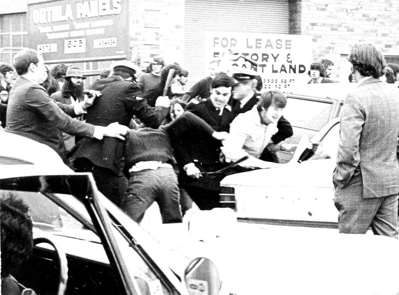 The second Waterdale Rd demonstration against the Vietnam war